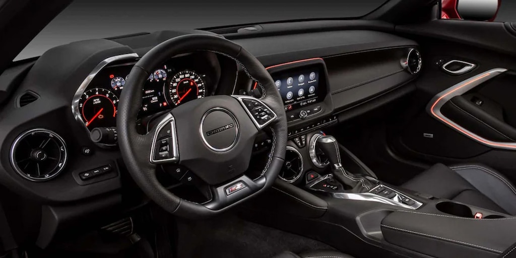 Spotify nativo do carro esportivo Chevrolet Camaro