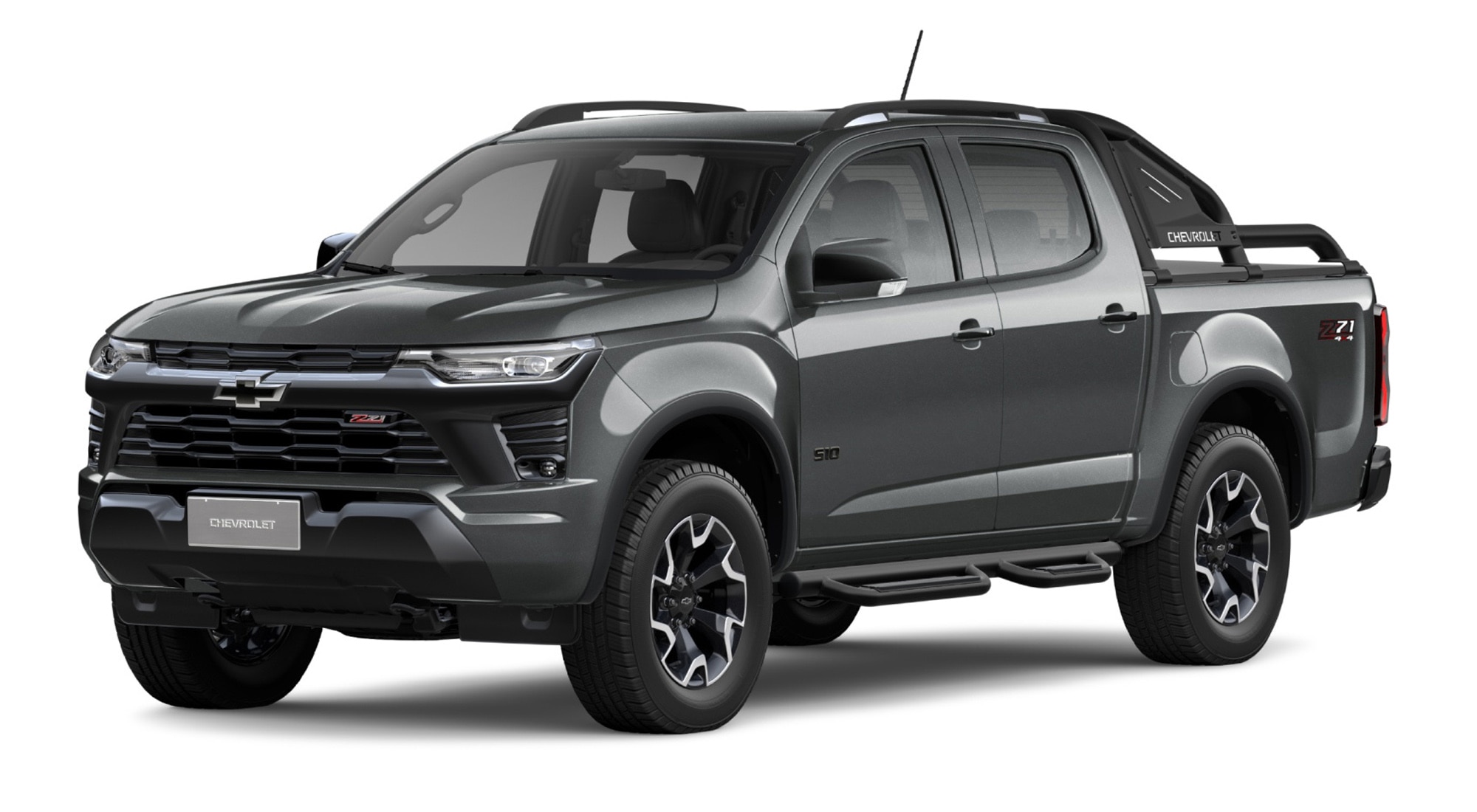 Chevrolet S10 Z71 cor cinza âmbar
